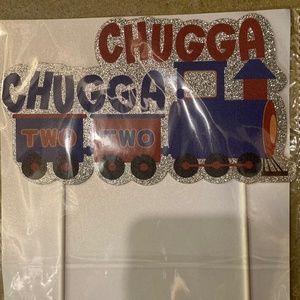 Chugga Chugga Two Two Cake Topper